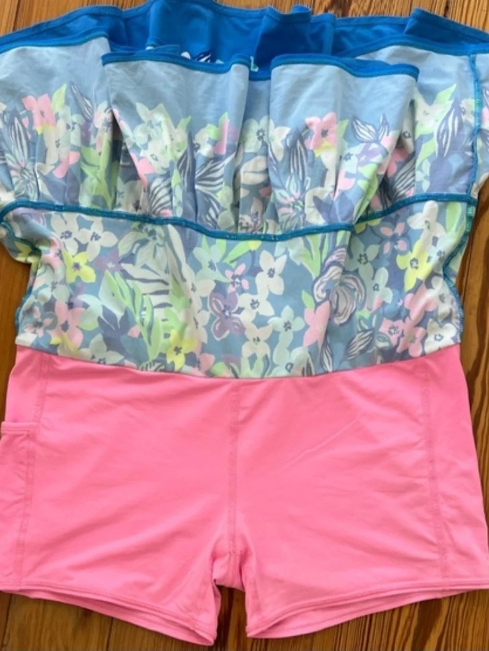 Lilly Pulitzer Luxletic Taye Skort Floral Pleated Athletic Golf Tennis Small - Picture 4 of 9